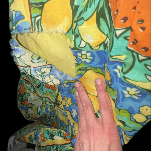 Anthropologie Peregrine Flutter Sleeve Dress size L FLAWED - Picture 5 of 7